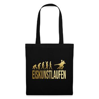 Evolution Eiskunstlaufen - Stoffbeutel - Schwarz - Vorne