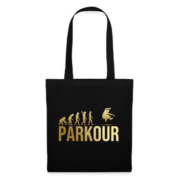 Evolution Parkour - Stoffbeutel - Schwarz - Vorne