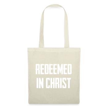 Redeemed In Christ - Tote Bag - nature - Front