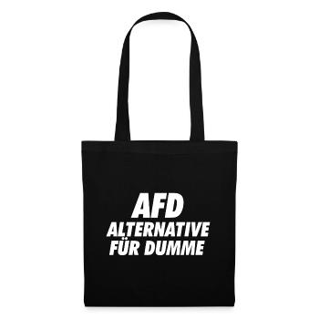 AFD Alternative for Stupid Signs Set - Tote Bag - black - Front