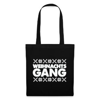 Christmas Aisle Norway Pattern - Tote Bag - black - Front