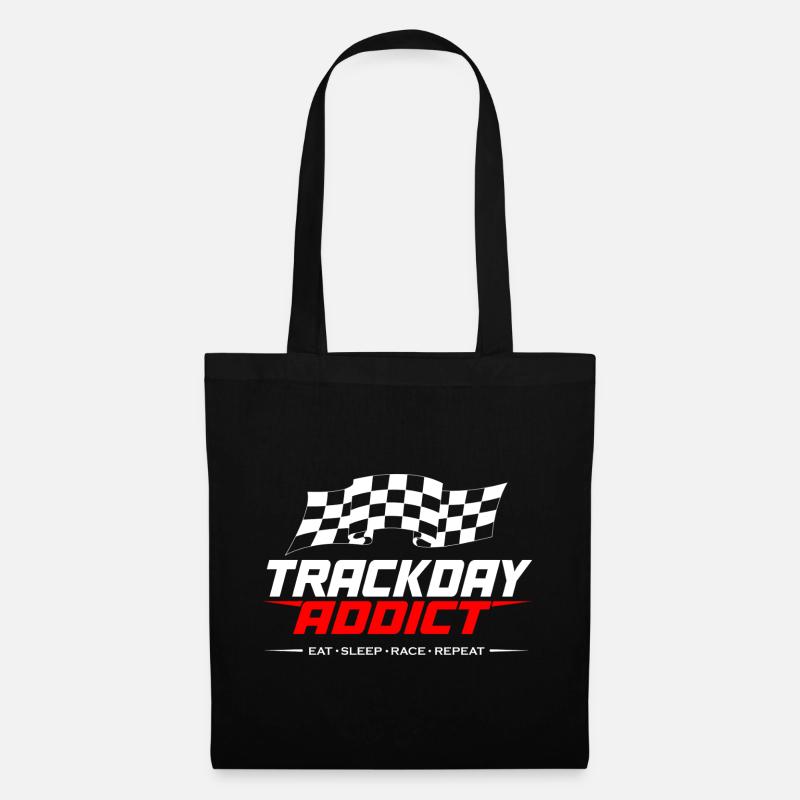 Trackday_ADDICT - Stoffbeutel - Schwarz