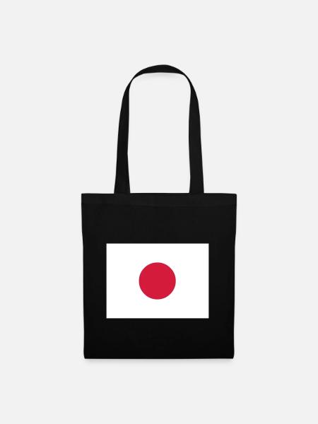 Japanese Flag - Tote Bag - black