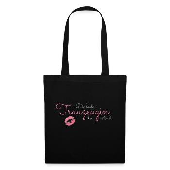 Meilleure demoiselle d'honneur au monde - Sac en tissu - noir - Devant