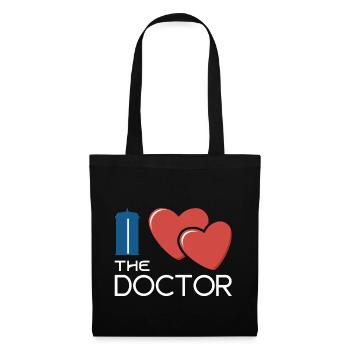 Love doctor heart - Tote Bag - black - Front
