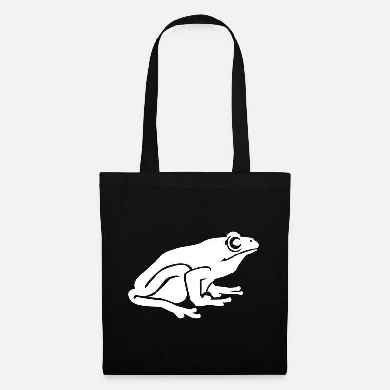 grenouille - Sac en tissu - noir