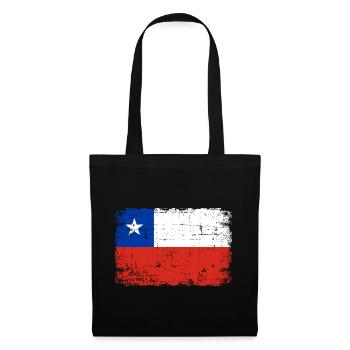 Chile - Stoffbeutel - Schwarz - Vorne