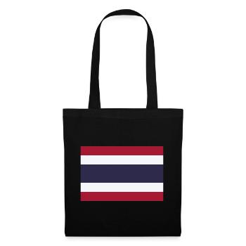 La Thaïlande - Sac en tissu - noir - Devant