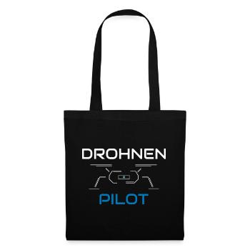 Drohnenpilot - Stoffbeutel - Schwarz - Vorne