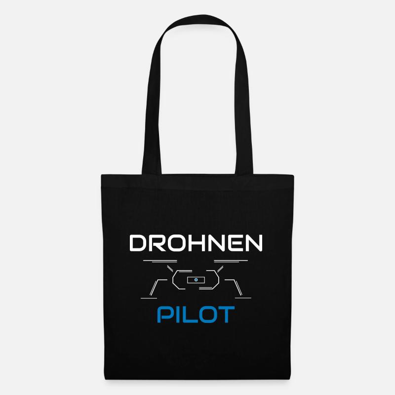 Drohnenpilot - Stoffbeutel - Schwarz
