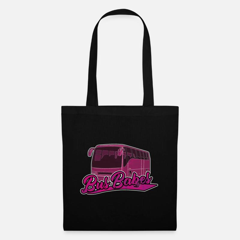 Bus Babes | Busfahrerin Bus Fahrerin Geschenk - Stoffbeutel - Schwarz