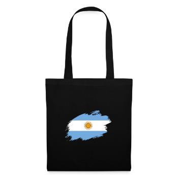 Argentine Drapeau Argentine drapeau - Sac en tissu - noir - Devant
