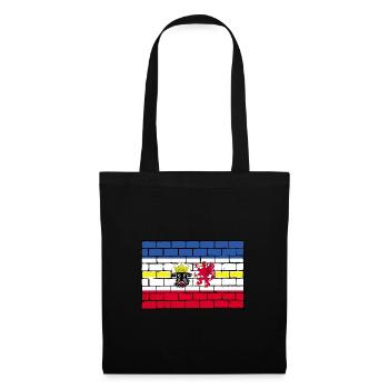 Mecklenburg-Western Pomerania flag flag - Tote Bag - black - Front