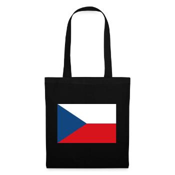 Czech Czech flag flag - Tote Bag - black - Front