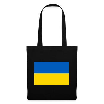 Ukraine drapeau ukrainien drapeau - Sac en tissu - noir - Devant