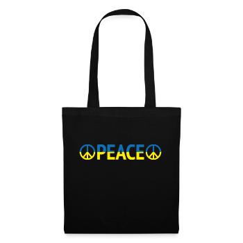 Peace Ukraine No war - Tote Bag - black - Front