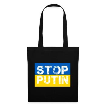 Stop Putin Ukraine War - Tote Bag - black - Front