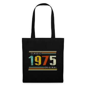 Birthday, Classic of 1975 Original, Retro Vintag - Tote Bag - black - Front