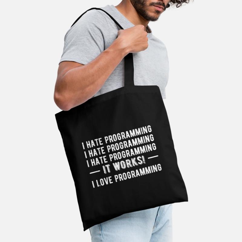 I Hate Programming - Funny Programmer II Tote Bag