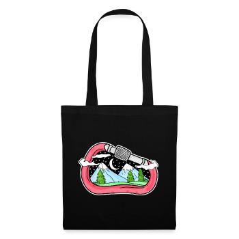 Mountain Mountains Mountain Peaks - Tote Bag - black - Front