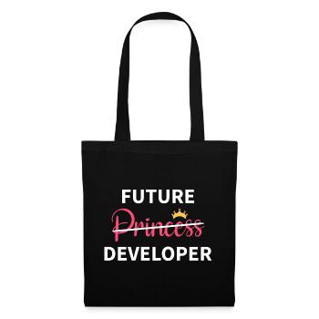 Feminist Girl - Future Developer I - Tote Bag - black - Front