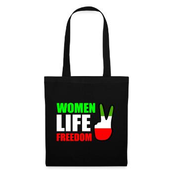 Women life freedom - Sac en tissu - noir - Devant