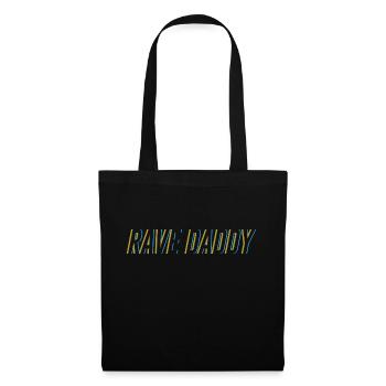 Rave Daddy Party Daddy Celebration Papa - Sac en tissu - noir - Devant