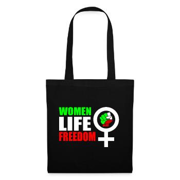 Women life freedom - Sac en tissu - noir - Devant