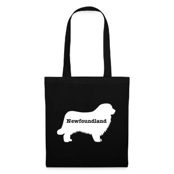 Neufundland - Stoffbeutel - Schwarz - Vorne