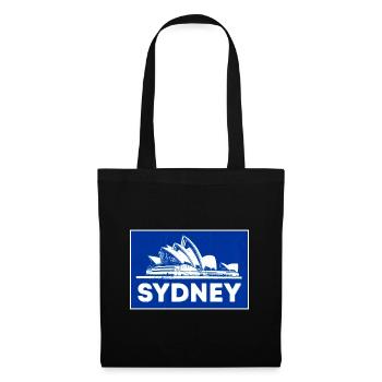Sydney Opera Blue Silhouette - Tote Bag - black - Front