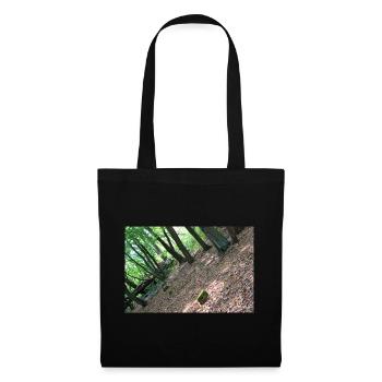 Forest Tree Trees Walk Nature Forester Poster - Tote Bag - black - Front