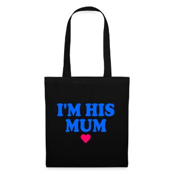 im his mom - Sac en tissu - noir - Devant