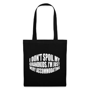 I Don't Spoil My Grandkids 12 - Stoffbeutel - Schwarz - Vorne