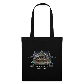Oyama-jinja, shrine in Kanazawa, Japan, drawing - Tote Bag - black - Front