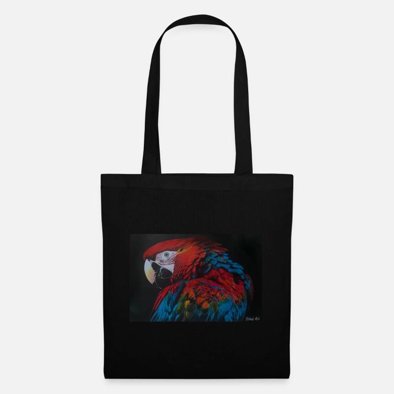Parrot - Tote Bag - black