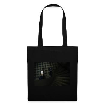 Alice in Wonderland - Stoffbeutel - Schwarz - Vorne