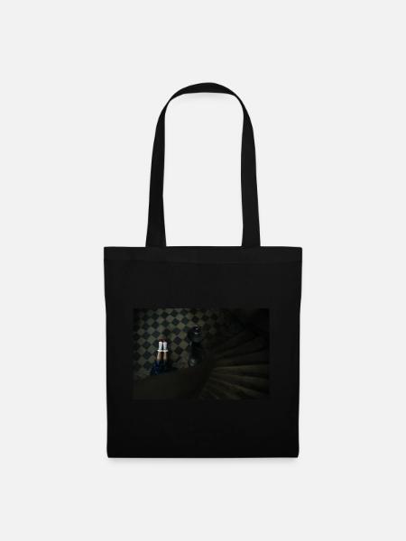 Alice in Wonderland - Stoffbeutel - Schwarz