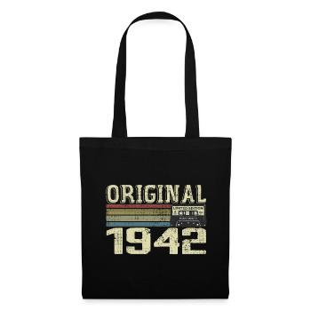 1942 Geburtstagsfeiern - 1942 Retro Geschenk - Stoffbeutel - Schwarz - Vorne