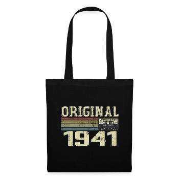 1941 Geburtstagsfeiern - 1941 Retro Geschenk - Stoffbeutel - Schwarz - Vorne