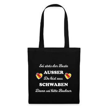 Die Schwaben und Badner - Stoffbeutel - Schwarz - Vorne