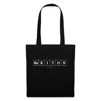 Bariton (dunkle Stoffe) - Stoffbeutel - Schwarz - Vorne