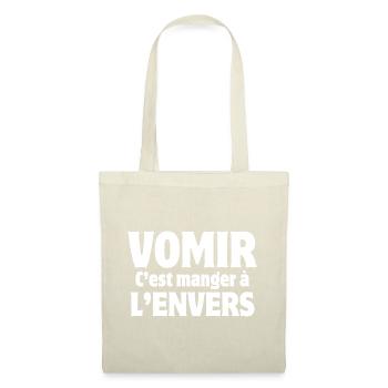 faire la fête, fête du bac, fiesta - Sac en tissu - nature - Devant