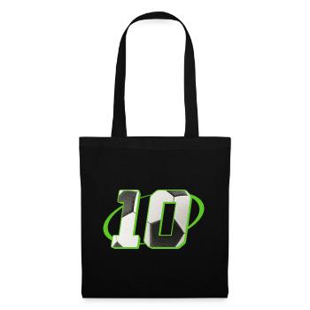 10 Birthday Soccer 10 Years Soccer Player - Tote Bag - black - Front