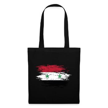Syria flag used - Tote Bag - black - Front