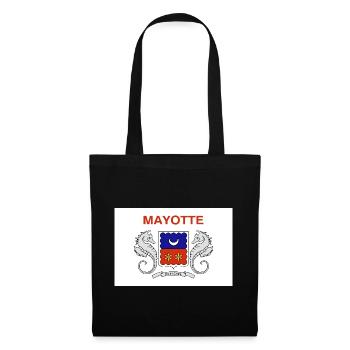 Mayotte - Sac en tissu - noir - Devant