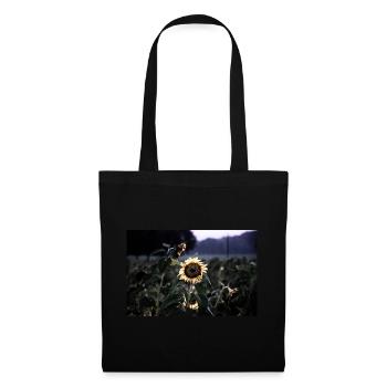 Echoes of the sun - sunflower - Tote Bag - black - Front