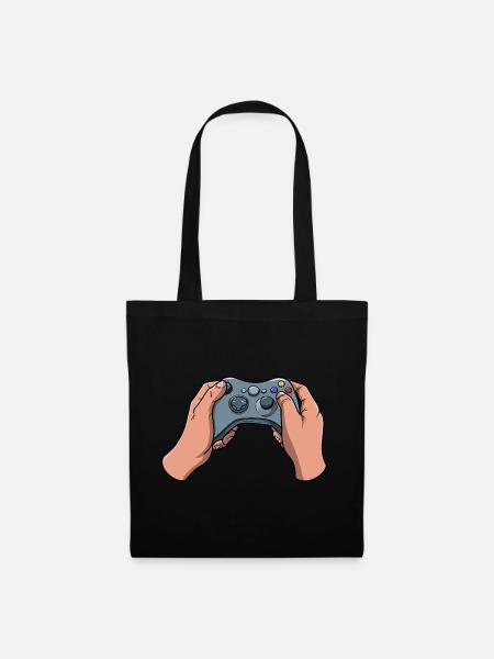 Gamer Controller - Stoffbeutel - Schwarz