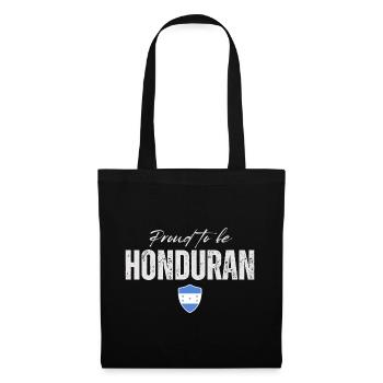 Hondurienne fière, fabriquée au Honduras - Sac en tissu - noir - Devant