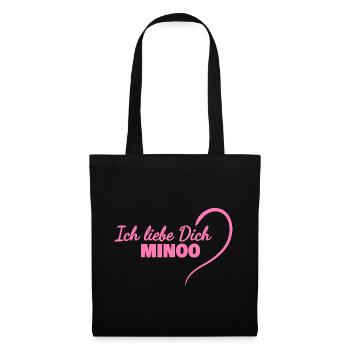Minoo - Sac en tissu - noir - Devant