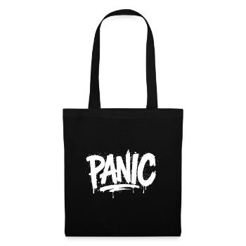 PANIC Expressive Grau-Ästhetik mit Risiko-Bothrin - Stoffbeutel - Schwarz - Vorne